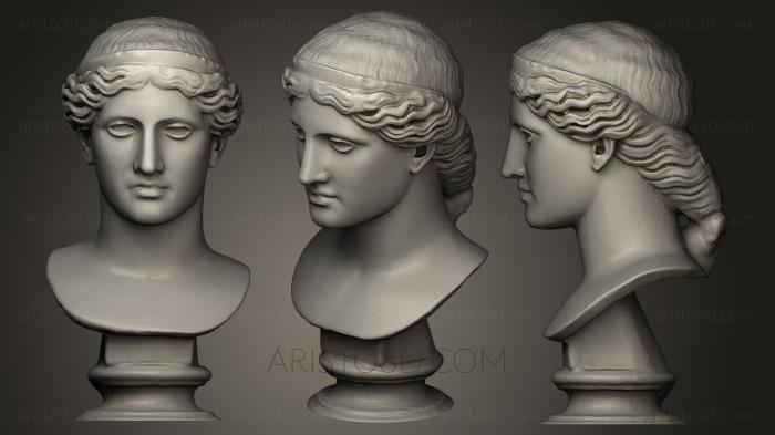 Busts and heads antique and historical (BUSTA_0057) 3D model for CNC machine